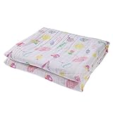 Domybestベビーバスタオル ベビー ガーゼケット 空調ブランケット 6層ガーゼ コットン 子供 赤ちゃん 柔らかく 5色 強力吸水