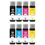 キャノン用詰め替えインク BC-310/311 BC-340/341 BC-345/346 BC-360/361 BC-365/BC-366共通用 (2PGBK/2C/2M/2Y) 8セット 各30ml 【Canon用詰め替えインク/個包装/器具付（インク充填用注射器/注射器用ノズル/作業用手袋/ドリル/注入口シール）】【UNIQUE-INK】