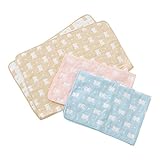 (チャックル) chuckle 6層ガーゼくまちゃん　ガーゼブランケット ピンク 【70cm×100cm】　P9908-00-20