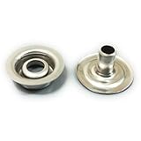 エスコ 5/8"(15.9mm) ホック(ステンレス製/10組) EA576LS-22B