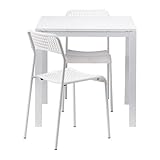 IKEA(イケア) MELLTORP / ADDE テーブル＆チェア2脚, ホワイト (29011767)