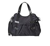 OiOi Sac à Langer Nylon Tote (Élastiqué) Noir