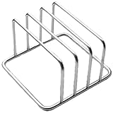 若林工業 極厚ステンレス まな板スタンド 3枚立て WA-2396