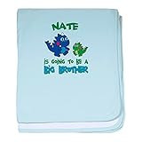 CafePress – Nate – Big Brother To Be – スーパーソフトベビー毛布、新生児おくるみ