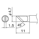 白光:こて先/KR型 T12-KR 000056087163