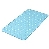 お昼寝敷きマット スイートポルカ サックス