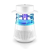 ixaer　LED 蚊取り器　蚊除け器　光触媒　吸い込み式蚊取り器　USB 充電　蚊虫を撃退　捕虫器　安全無害　妊婦／子供／老人にも安心　寝室、オフィス、家庭に適用　（ホワイト）