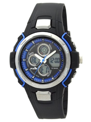 ［ティーシーエッチキッズ］TCH KIDS 腕時計 アナデジ TH020-BKBL1 ボーイズ