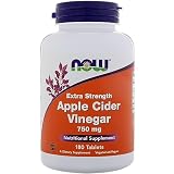NOW Foods, アップルサイダービネガー、750mg、タブレット180粒