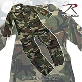 代引き可！【ROTHCO】ロスコ 迷彩つなぎ ツナギ 長袖 カバーオール 作業服