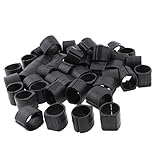 uxcell U形キャップ 脚ピタキャップ 家庭家具用 28mm長 25mm脚径 50個