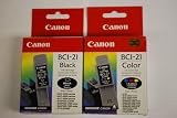 Canon BCI-21 純正ブランドコンボパック 1色&1ブラック