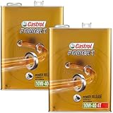 CASTROL [ カストロール ] POWER1 [ パワー1 4T ] 10W-40[ 部分合成油 ] 4LX2缶