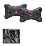 トヨタ GR ネックパッド, 車用ネックピロー, ヘッドレスト, 旅行 首 枕運転 汎用品 枕車内装 枕 ネック枕, ヘッドレスト,全シリーズ対応 自動車 用 車内装 取付簡易 (2ヘッドレスト〈ブラック〉, トヨタ GR)