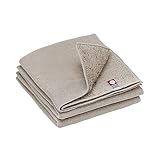 ブロッコリーハウス 今治タオル ハンカチ (３枚組) やわらかい パイル＆ガーゼ 薄手 部屋干し 速乾 吸水 花粉症対策 日本製 タオルハンカチ 25×25cm 綿100％ (アッシュベージュ)