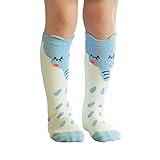 Plus Nao(プラスナオ) 子供用 ハイソックス ぞうさんデザイン 靴下 女の子 男の子 肌着 下着 くつ下 ベビー キッズ ジュニア 0-1才 -