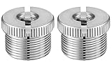 マイクネジアダプター カメラネジ変換アダプター 1 /4"メス-5/8"オス アダプター ネジ式アダプター アルミニウム合金製 三脚アダプター 1/4"〜5/8" 三脚用レーザーアダプター 変換ネジ カメラネジアダプター 撮影補助ツール (2個セット)
