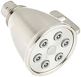 キングストン真鍮CK138A8キングストン真鍮CK138A8 3インチ6ジェッツ、サテンニッケル、直径調節可能なシャワーヘッドを
