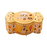 Kangkang @のセット2イエローちょう結び形状貯金箱Girls Tin Coin Bank with Lock / 5.9 * 2.5 "