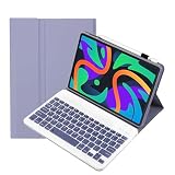 対応Lenovo Legion Tab (8.8”, 3)/Legion Y700 ケース 2025 8.8インチタブレットキーボードカバー【Trocent】LenovoLegion Tab (8.8", 3)/Y700 2025 キーボード付きケース スタンド機能 ペン収納 全面保護型 スリムスタンドカバー ペン収納 取り外し可能な無線Bluetoothキーボード 磁気着脱式(パープル)