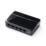イーサプライ スイッチングハブ LANハブ ACアダプター ファンレス仕様 AUTO-MDIX AUTO-Negotiation 10/100Mbps対応 5ポート EZ5-SWH005