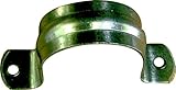 Aviditi 88998 4-Inch Galvanized 2-Hole Pipe Strap, (Pack of 10) [並行輸入品]