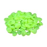 Zafina 飾り石 水槽飾り 石光る石 蓄光砕石 夜光石 蓄光石 1袋約100個入り (グリーン)