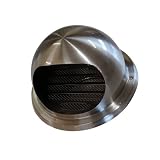 フジテックジャパン ステンレス 丸型フード付換気口 HLクリア塗装 100mm