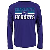 NBA Hornetsパフォーマンス長袖Tee M パープル
