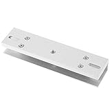 KKmoon 磁気ロックステントクランプ フォースホールディング U - ブラケット アルミニウム合金 280KG 600lbs フレームレスガラスドア用