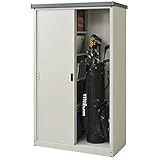 縦仕切り型物置 ハーフタイプ AD-9255 ライトグレー