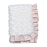 Trend Lab Waverly Rosewater Glam Ruffled Rosette Baby Blanket by Trend Lab [並行輸入品]