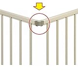 YKK ap　シンプレオフェンスT1・T2･T3型用　コーナー継手（2個で1組）　　【フェンスオプション】 　プラチナステン