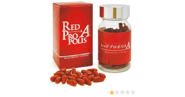 Amazon レッドプロポリスａ サプリメント １００粒入り 3箱セット ブラジル原産 フラボノイド 含有量 緑茶の６５０倍 株式会社カナエ プロポリス