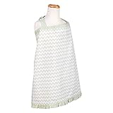 Trend Lab Sea Foam Chevron Nursing Cover, Sage by Trend Lab