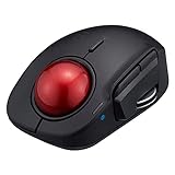 ナカバヤシ(Nakabayashi) Digio2 トラックボールマウス 小型 Bluetooth 5ボタン レーザー式 人差し指 ブラック