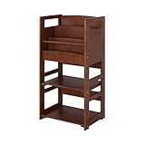 天然木キッズマガジンラック (ブラウン)