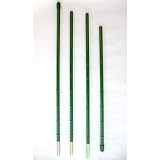 支柱：ニチカン4本継ぎ支柱 直径1.1cm長さ180cm 5本セット[家庭菜園に！持ち運びに便利] ノーブランド品