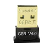 USB 2.0 CSR V4.0 Bluetoothミニワイヤレスドングル3Mbpsブラック