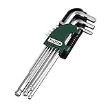 West Biking 9 Piece Long Arm Metric Hex Key Set Allen wrench 1.5-10mm [並行輸入品]