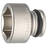 トネ(TONE) インパクト用ソケット HP6NV-46 差込角19.0mm(3/4") 二面幅46mm