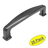 Cosmas ® 4389bnブラックニッケルモダンキャビネットハードウェアハンドルプル – 3 "インチ( 76 mm )穴中心 – 25パック