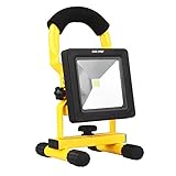 「SUNPIE」LEDフラッドライト 10W 充電式 高輝度 投光器 超薄型 作業灯 アウトドア照明 停電対策 2年保証