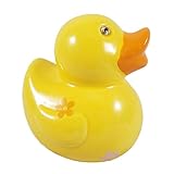 セラミックDuck Bank withフローラルデザインイエロー