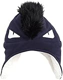 Kapital K Boys Polar Fleece Monster Mohawk Hat Navy Small [並行輸入品]