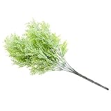 Flameer 人工バニラ　ブーケ　観賞植物　装飾　４色選択　オフィス　インテリア　高品質 - ホワイトグリーン