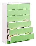 大川家具 nakakei ハイチェスト ライズ 80cm幅 グリーン 076087