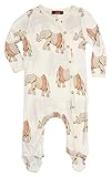 Milkbarn竹Footed Romper "チュチュElephant "（0 – 3か月）