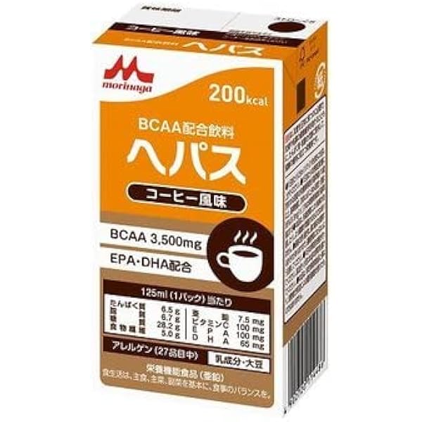 Amazon.co.jp: ヘパス コーヒー風味 125ml×24パック 【栄養補助
