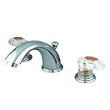 Kingston Brass KB961ALL Two Handle 4 in. to 8 in. Mini Widespread Lavatory Faucet with Retail Pop-up